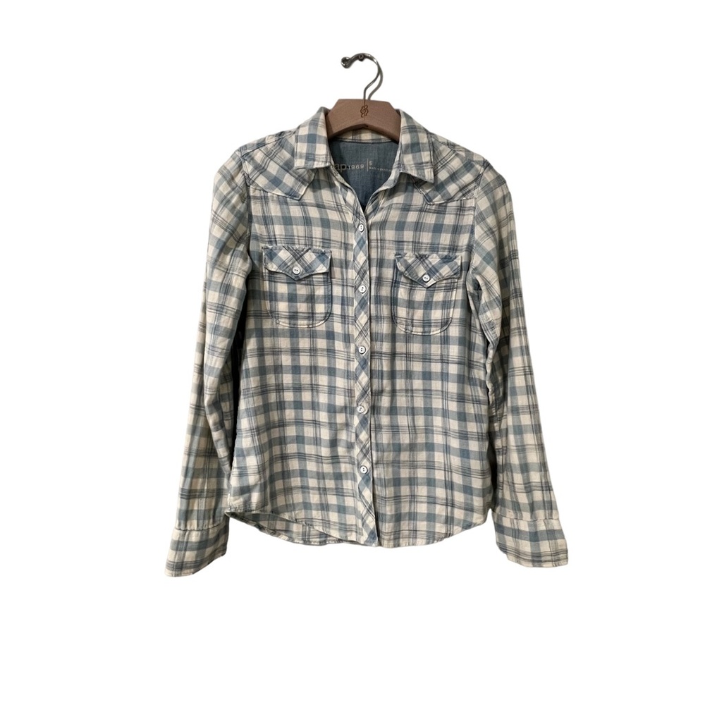 Gap Cotton Slim Western Shirt S